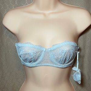 Free people, Starla Underwire Bra, Skies, 34DD NWT
